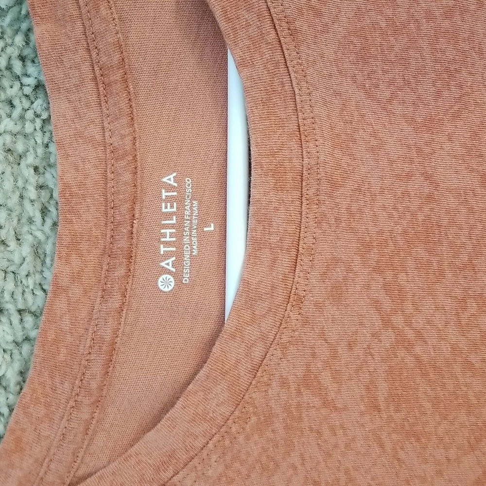 Athleta Cotton Lightweight Summer Short Sleeve Tee - Picture 2 of 5
